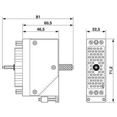 2903395 Phoenix Contact - Cable - CABLE-EC56/F/OE/0,34/S/ 1,0M