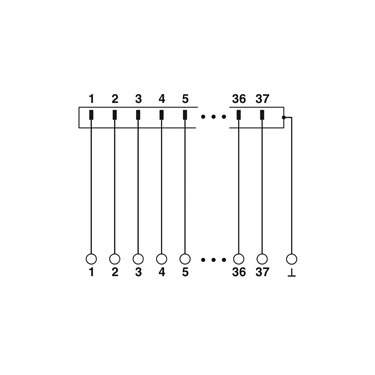 2903783 Phoenix Contact - Interface module - VIP-3/PT/D37SUB/M