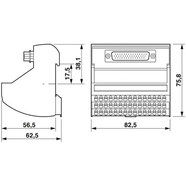 2904270 Phoenix Contact - Interface module - VIP-3/PT/HD44SUB/M