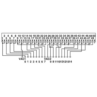 2904287 Phoenix Contact - Passive module - VIP-2/PT/FLK50/16/SLC500