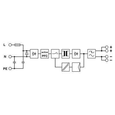 2904372 Phoenix Contact - Power supply unit - UNO-PS/1AC/24DC/240W