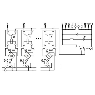 2904576 Phoenix Contact - Active module - VIP-8RPT-120AC/1AU/DI/PLC
