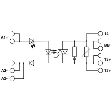 2904632 Phoenix Contact - Solid-state relay module - PLC-OPT- 24DC/230AC/2.4/ACT