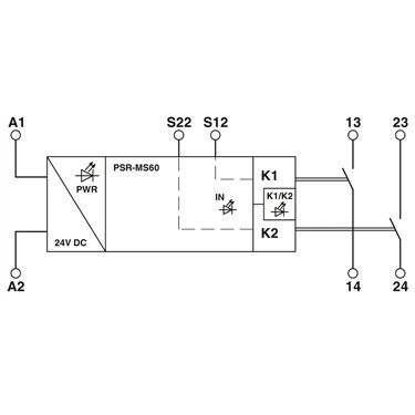2904958 Phoenix Contact - Safety relays - PSR-MS60-2NO-24DC-SC
