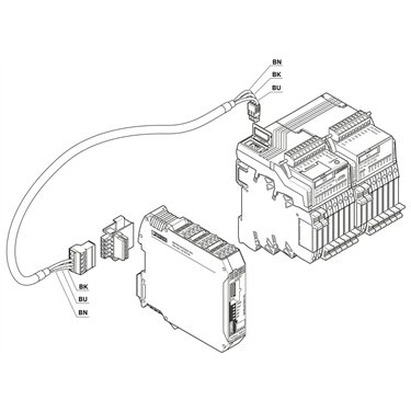 2905263 Phoenix Contact - Connecting cable - PLC-V8C/CAB/TBUS/0,3M