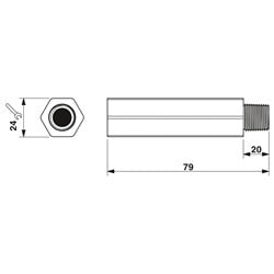 2905539 Phoenix Contact - Front adapters - VIP-PA-PWR/2X10 PT/10,0M/S7