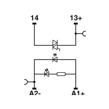 2905656 Phoenix Contact - Solid-state relay module - RIF-0-OSC-24DC/230AC/1
