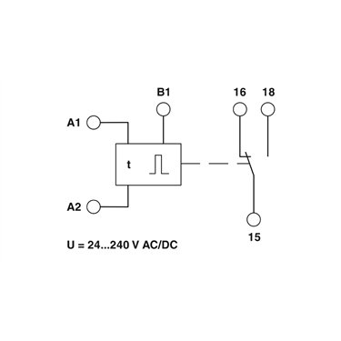 2905814 Phoenix Contact - Timer relay - ETD-BL-1T-230-PT