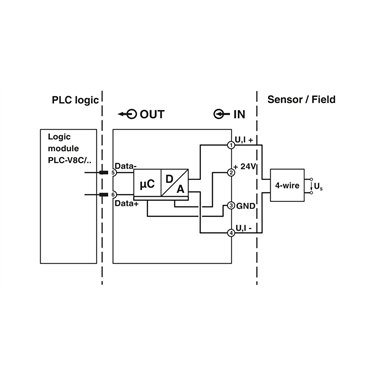 2906916 Phoenix Contact - Extension module - PLC-ASC-UI-IN