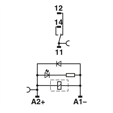 2907468 Phoenix Contact - Relay base - RIF-0-BPT-M/ 21