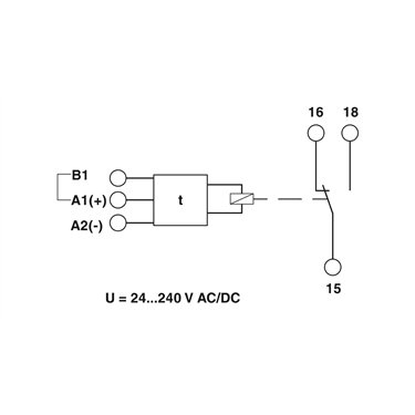 2907713 Phoenix Contact - Timer relay - ETD-BL-2T-I-230