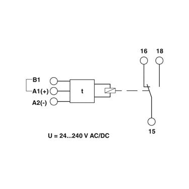 2907714 Phoenix Contact - Timer relay - ETD-BL-2T-I-230-PT