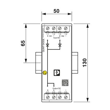 2907719 Phoenix Contact - Diode - QUINT4-DIODE/12-24DC/2X20/1X40