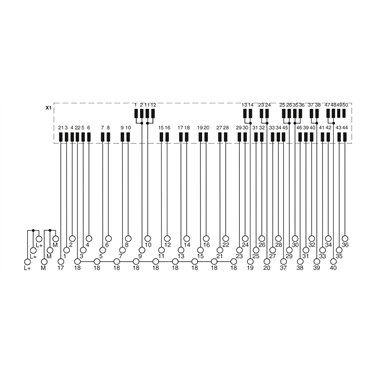 2908496 Phoenix Contact - Passive module - VIP-3/PT/FLK50/AN/S7-1500