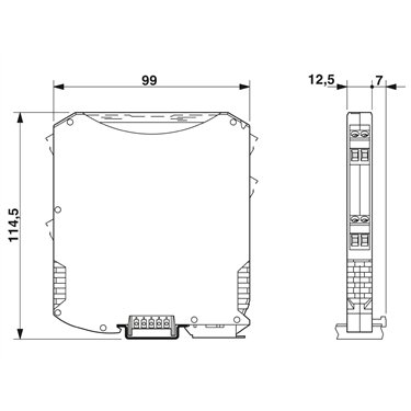 2924168 Phoenix Contact - Temperature measuring transducer - MACX MCR-EX-SL-RTD-I-SP-NC