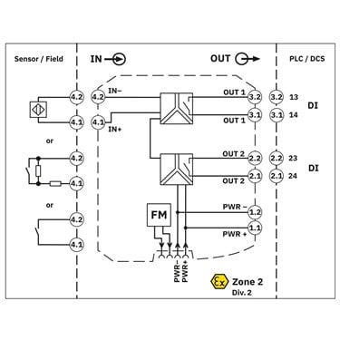 2924265 Phoenix Contact - Isolation amplifier - MACX MCR-SL-NAM-2RO-SP