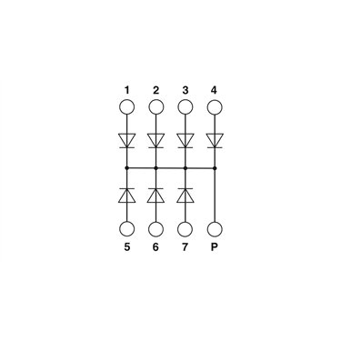 2950064 Phoenix Contact - Diode block - EMG 22-DIO 7P
