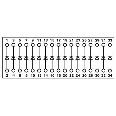 2954895 Phoenix Contact - Diode block - EMG 90-DIO 17E