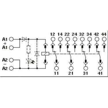 2955205 Phoenix Contact - Relay base - UM-RH 1004/4X21/G110