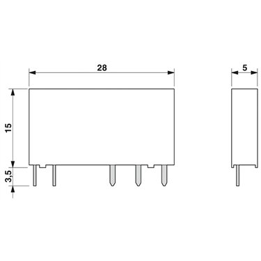 2961493 Phoenix Contact - Single relay - REL-MR- 18DC/21AU