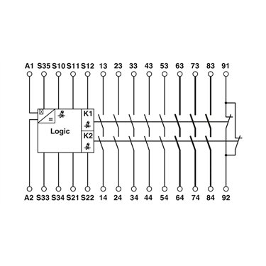 2963912 Phoenix Contact - Safety relays - PSR-SCP- 24UC/ESAM4/8X1/1X2