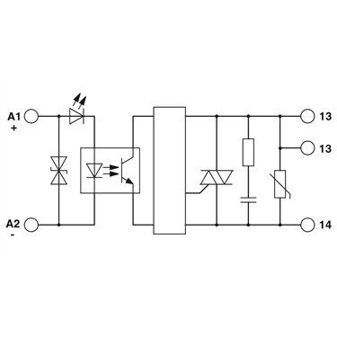 2964636 Phoenix Contact - Solid-state relay terminal block - DEK-OV- 12DC/240AC/800