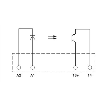 2966618 Phoenix Contact - Miniature solid-state relay - OPT-24DC/ 48DC/100