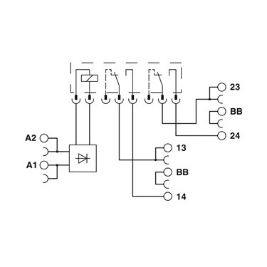 2967057 Phoenix Contact - Relay base - PLC-BSC- 24DC/ 1- 1/ACT