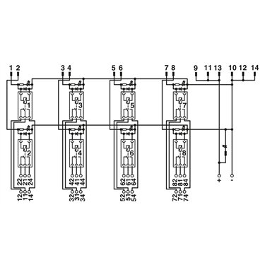 2968386 Phoenix Contact - Active module - UM- 8 RM/RT-G24/21/PLC