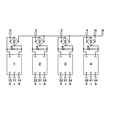 2971344 Phoenix Contact - Multiple relay module - UMK- 4 RM 24
