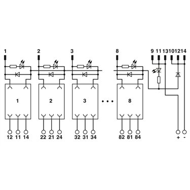 2974914 Phoenix Contact - Active module - UMK- 8 RELS/KSR-G24/21/PLC