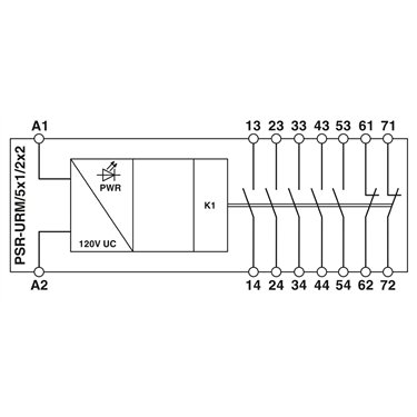 2981415 Phoenix Contact - Coupling relay - PSR-SPP-120UC/URM/5X1/2X2