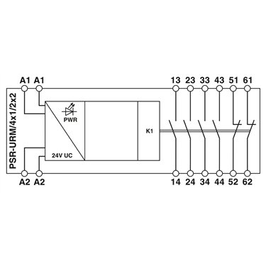 2981444 Phoenix Contact - Coupling relay - PSR-SCF- 24UC/URM/4X1/2X2