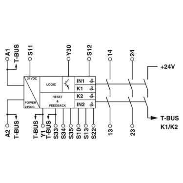 2981486 Phoenix Contact - Safety relays - PSR-SCP- 24DC/SDC4/2X1/B