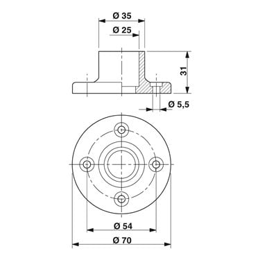 2981884 Phoenix Contact - Sensor/actuator box - PSR-SACB-4/4-L-10,0PUR-SD