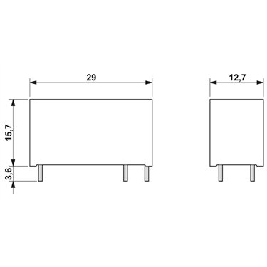 2982168 Phoenix Contact - Miniature solid-state relay - OPT- 5DC/230AC/ 2