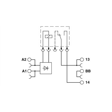 2982809 Phoenix Contact - Relay base - PLC-BSP- 24UC/ 1/ACT