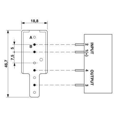 2983002 Phoenix Contact - Optocoupler module - UMK- 1 OM-R/AMS