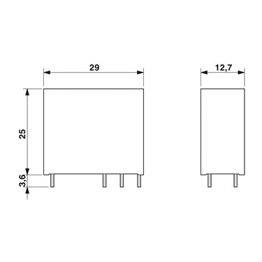 2987943 Phoenix Contact - Single relay - REL-MR- 24DC/21-21/MS