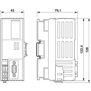 1091657 - Phoenix Contact - AXC F XT PB
   