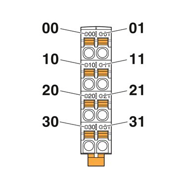 1087079 - Phoenix Contact - AXL P AO4 HART 1F
   