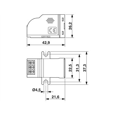 2803409 - Phoenix Contact - BT-1S-230AC/A
   