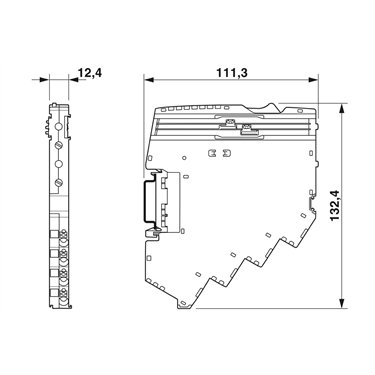 1344364 - Phoenix Contact - CAPAROC E2 12-24DC/2-10A EX
   