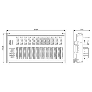 2801483 - Phoenix Contact - CBB TM 12 2X6RC P-PT
   