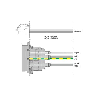 1162150 - Phoenix Contact - CHARX T2HBI12-1AC32DC200-2,0M2
   