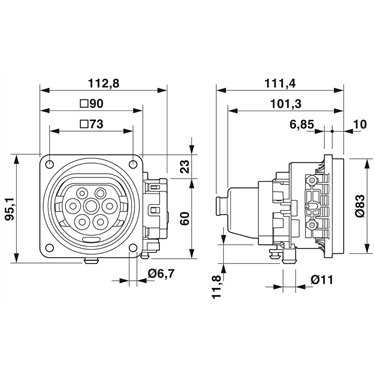 1271965 - Phoenix Contact - CHARX T2HCI24-3AC32-2,0M2
   