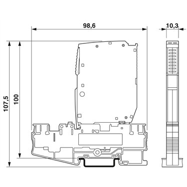 1088564 - Phoenix Contact - CLT-10P/2-VF-230V-I-P
   