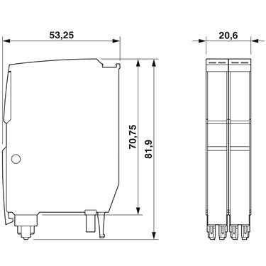 1088567 - Phoenix Contact - CLT-20P/4-VF-230V-I-P
   