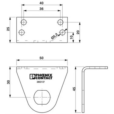 2803137 - Phoenix Contact - CN-UB/MP-90DEG-50
   