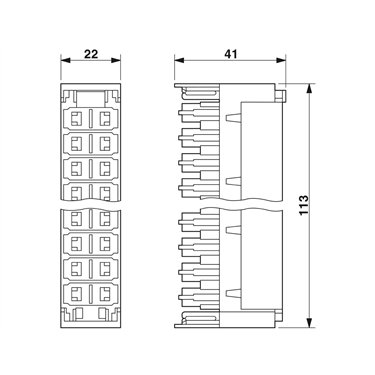 2765408 - Phoenix Contact - CT 10-2/2-GS/3E
   